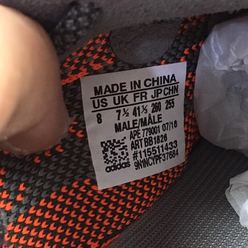 Super Max C4 Yeezy 350 V2 Boost“Grey-Orange” GS